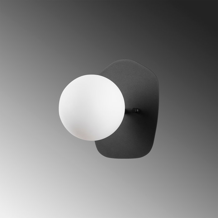 Opviq Well - 11680 Lámpara de pared Negro y Crema